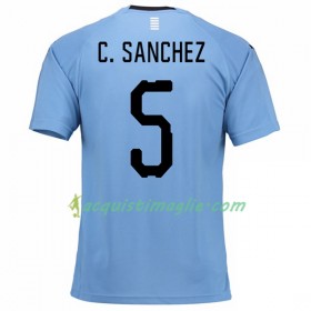 Divisa di Calcio Uruguay C.Sanchez 5 Prima Mondiali 2018